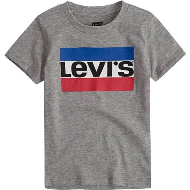 Levi's Girls Grey Sportswear Logo Cotton T-Shirt - 12 year