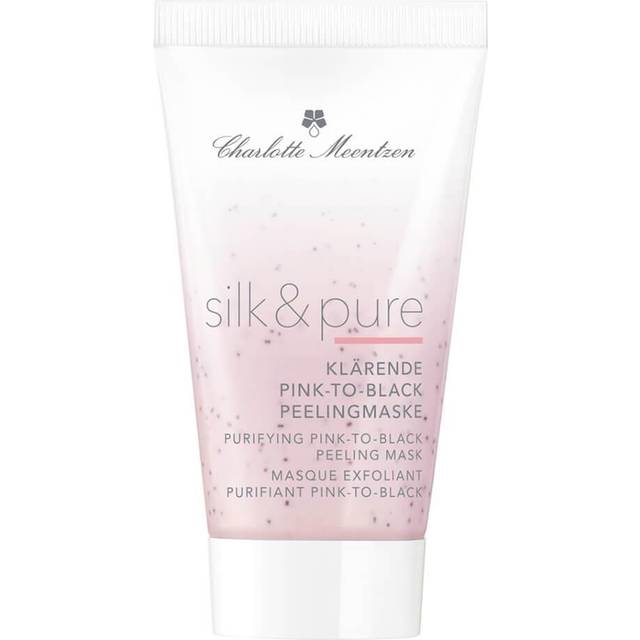 Charlotte Meentzen Pleje Silk & Pure Rensende Pink-To-Black Peelingmaske 50ml