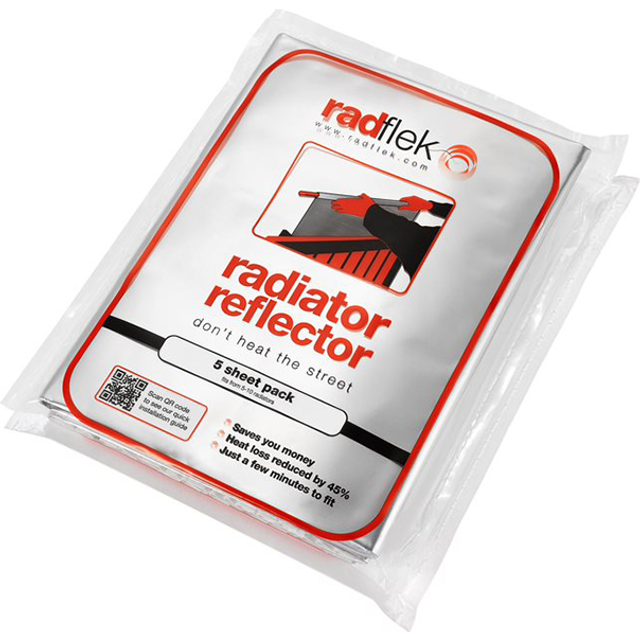 Radflek Radiatorreflektor 5-pak