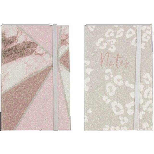 A6 Glitter Patterned Hardback Notebook