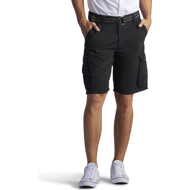 Lee mens Dungarees New Belted Wyoming cargo shorts  Black  30 US