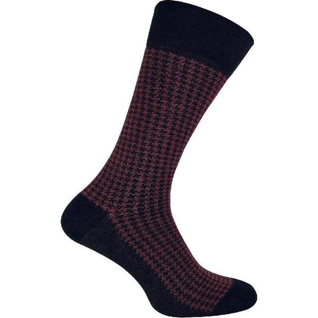 Sock Snob - Mens Patterned Design Formal Bamboo Dress Socks - Style 14 - Multicolour - Size UK 6-11