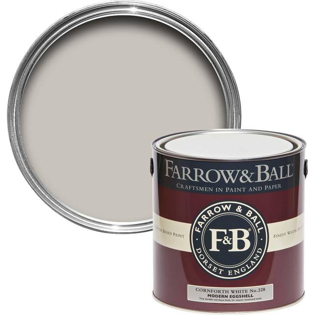Farrow & Ball Cornforth White 2.5 L Modern Eggshell No. 228
