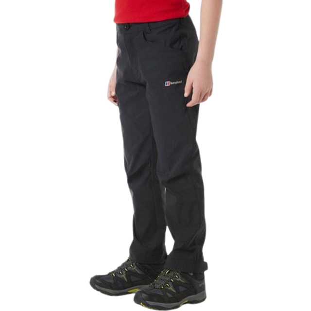 Kids' Walking Trousers, Black - 3-4Y