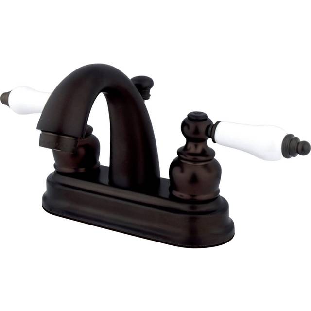 Kingston Brass KB5615PL Restoration 4 in. Centerset Bathroom Faucet  Oil Rubbed Bronze