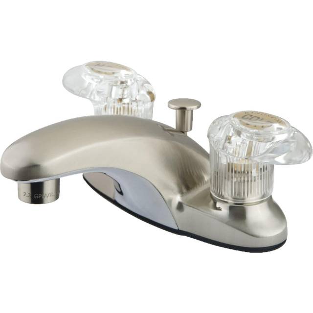 Kingston Brass KB6158 4 in. Centerset Bathroom Faucet  Brushed Nickel