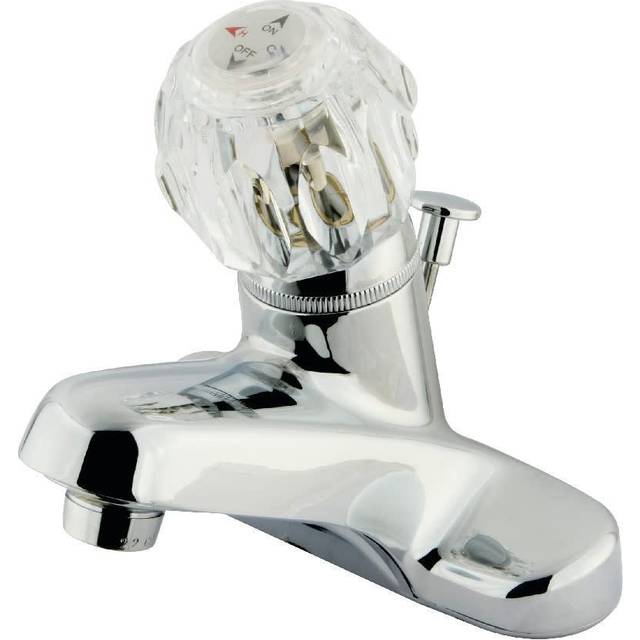 Kingston Brass KB521 Single-Handle 4 in. Centerset Bathroom Faucet  Po