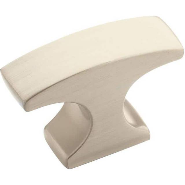 Amerock | Cabinet Knob | Satin Nickel | 1-1/2 inch (38 mm) Length | Conrad | 1 Pack | Drawer Knob | Cabinet Hardware