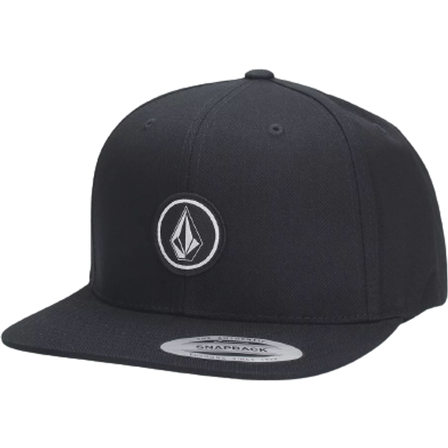 Cap Quarter Snap Back Hat Stylish US [Volcom] (Size Adjustable) [D5511561 / Hat] BLK_Black O/S (FREE Size)