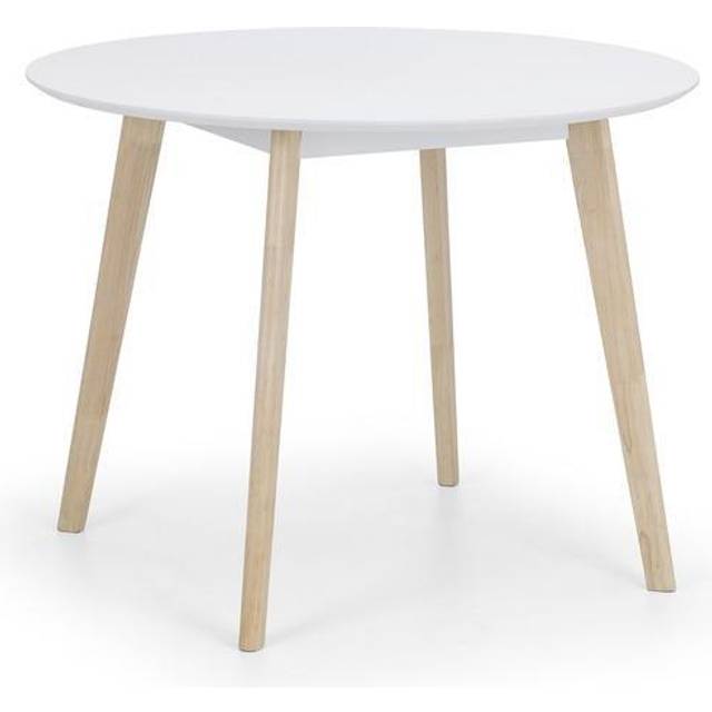 Casa Round Dining Table 1m White - Julian Bowen | TJ Hughes