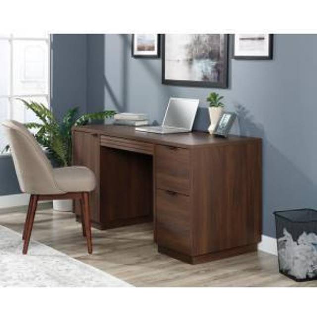 Teknik Office Elstree Executive Desk, Mahogany