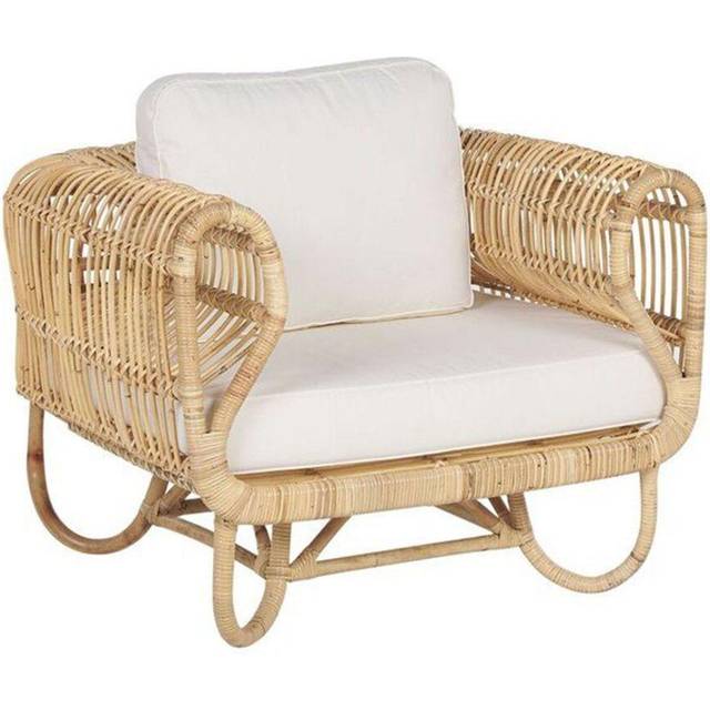 Garden Armchair DOLCEDO Rattan Natural