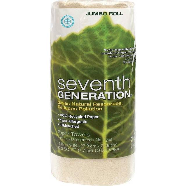 Seventh Generation Paper Towels 100% Recycled Brown 2-Ply Jumbo Roll 120 Sheets
