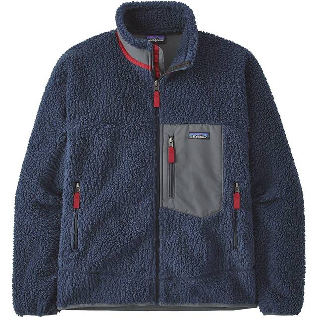 Patagonia Mens Classic Retro-X Jacket (Blå (NEW NAVY/WAX RED) Small)