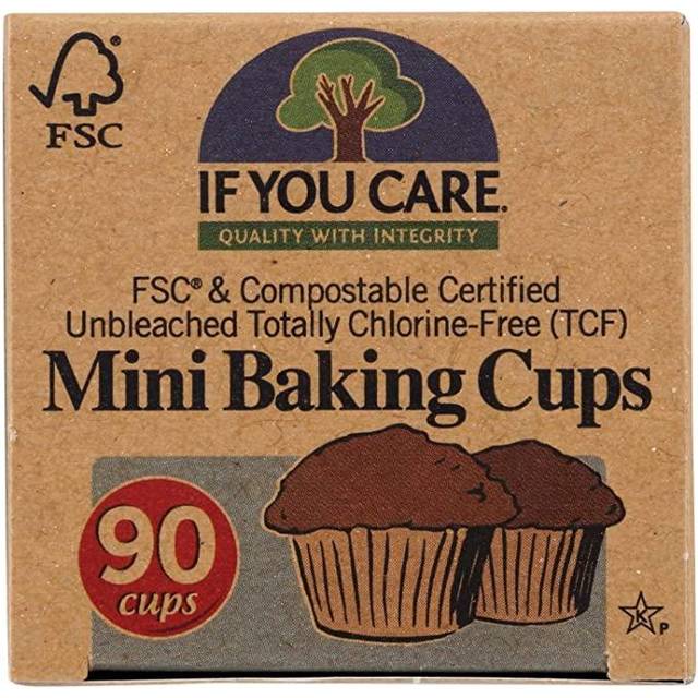 If You Care Baking Cups Unbleached Chlorine-Free - 90 Cups - Mini