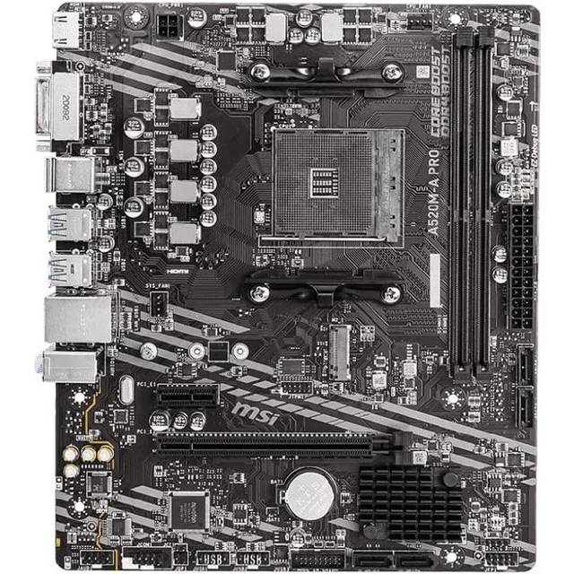 Msi A520m-a Pro Am4 Amd A520 Usb3.2 Gen1 Micro-atx Motherboard In Stock