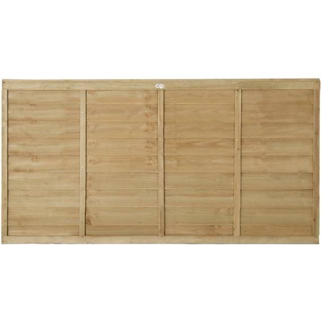 6ft x 3ft (1.83m x 0.91m) Pressure Treated Superlap Fence Panel - Pack of 3 FSC® certified