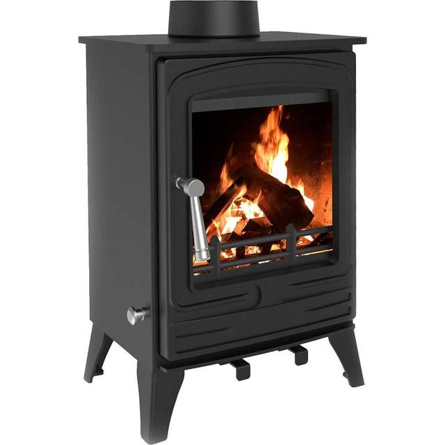 Royal Fire™ 4.2Kw Steel Eco Multifuel Stove, Grey