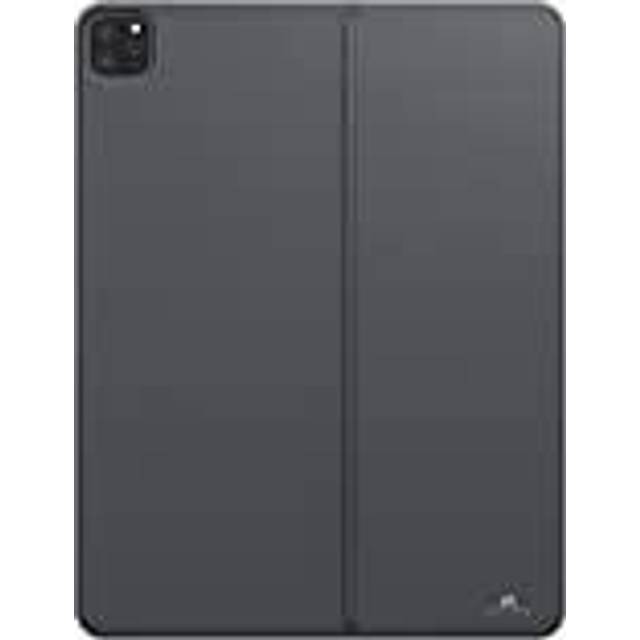 Black Rock Kickstand Cover fodral passar för Apple iPad Pro 6. Generation 2022 12,9 tum I smart fodral, magnetisk, surfplatta skyddsfodral (svart)