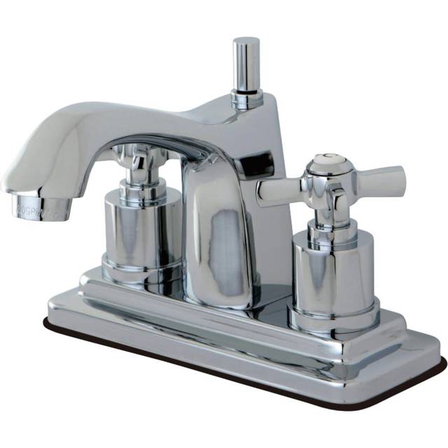 Kingston Brass KS8641ZX 4 in. Centerset Bathroom Faucet  Polished Chro