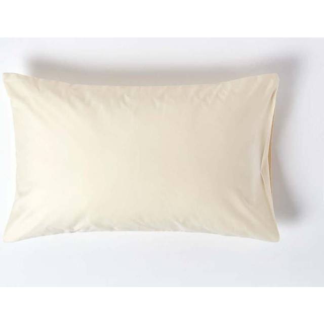 Homescapes Cream Egyptian Cotton Housewife Pillowcase 1000 TC - Natural