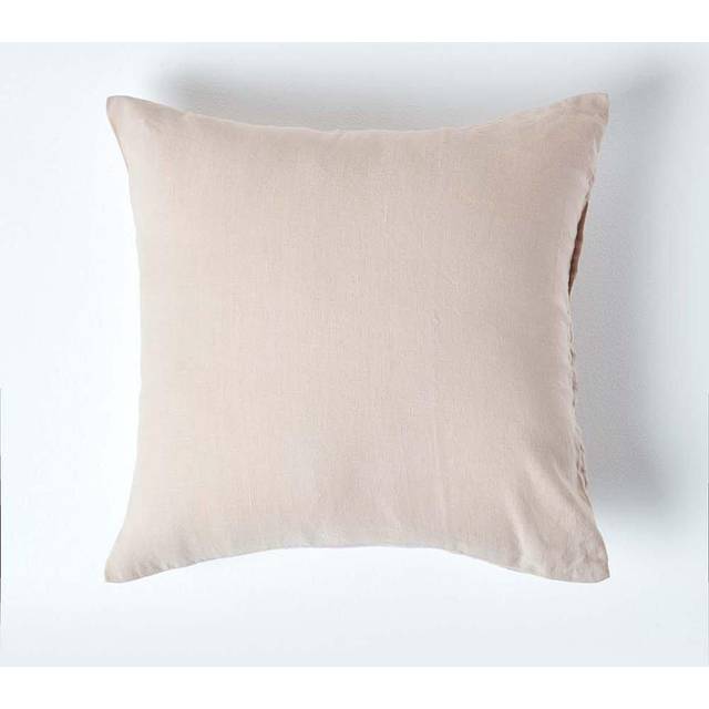 Homescapes Natural European Linen Pillowcase, 80 x 80 cm