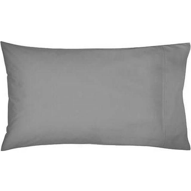 Bedeck of Belfast Fine Linens 300 Thread Count Egyptian Cotton Standard Pillowcase, Charcoal