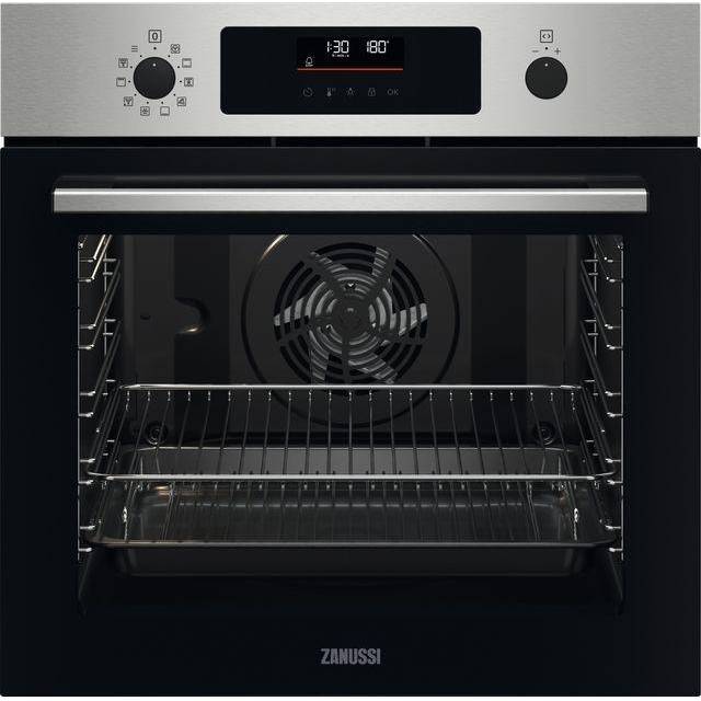 Zanussi ZOPNX6XN ZOPNX6XN Series 60 Built In Pyrolytic Single Oven in Stainless Steel