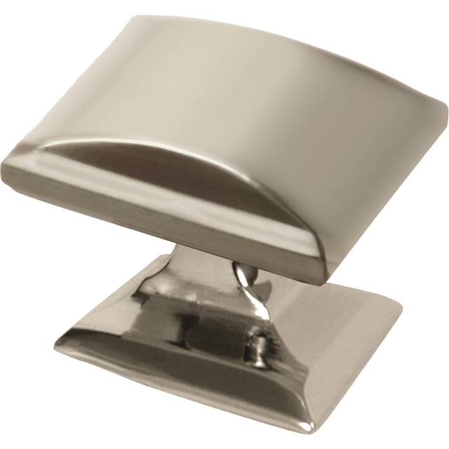 Amerock | Cabinet Knob | Polished Nickel | 1-1/4 inch (32 mm) Length | Candler | 1 Pack | Drawer Knob | Cabinet Hardware