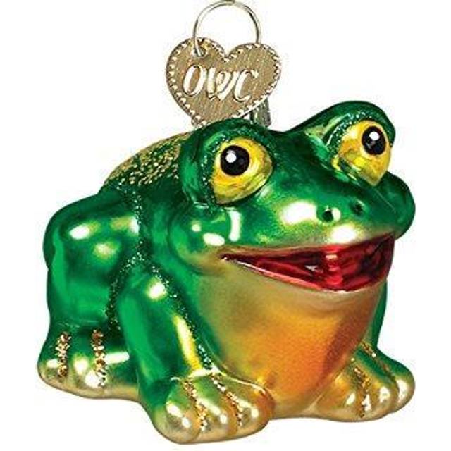 Old World Christmas Hop-Along Frog Glass Blown Ornament for Christmas Tree