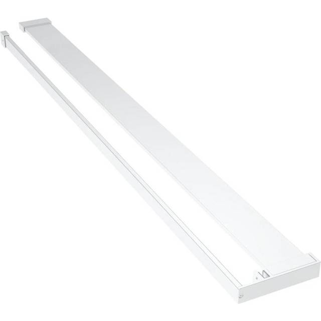 vidaXL Shower Shelf for Walk-in Shower Wall Chrome 115 cm Aluminium - Silver