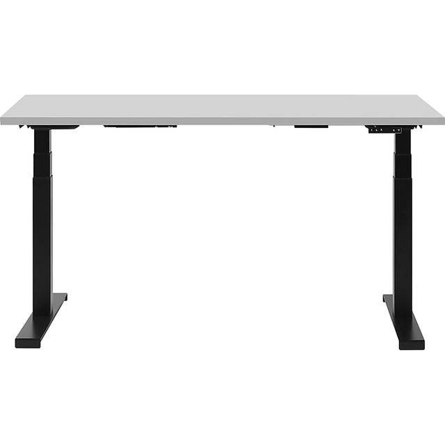 Electric Adjustable Standing Desk 130 x 72 cm Grey and Black DESTIN II