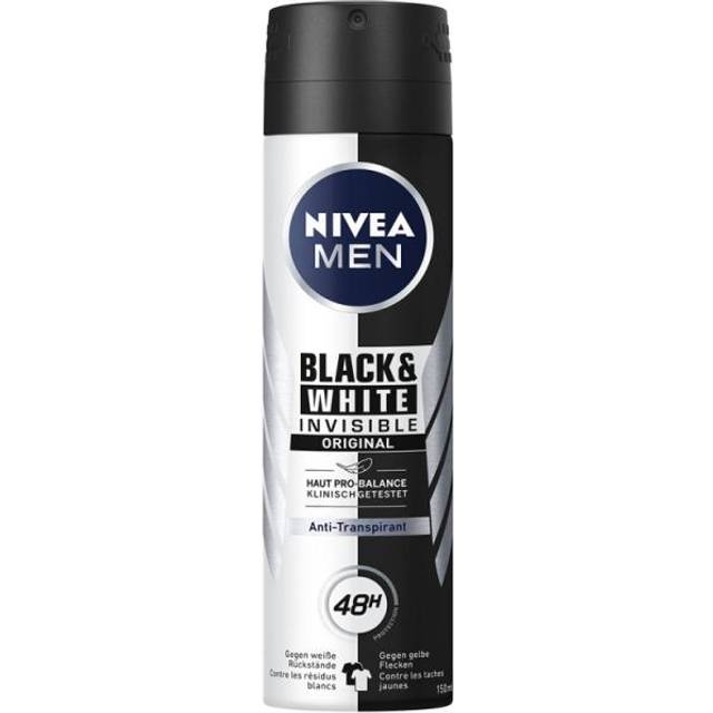 Nivea Men Black & White Osynlig Deodorant 150 ml