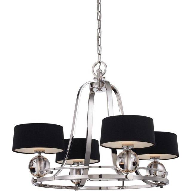 1 Bulb Chandelier Hanging Pendant LIght Imperial Silver LED G9 3.5W Bulb