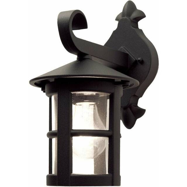 IP43 Wall Light Sconce Black LED E27 100W Bulb External d00204