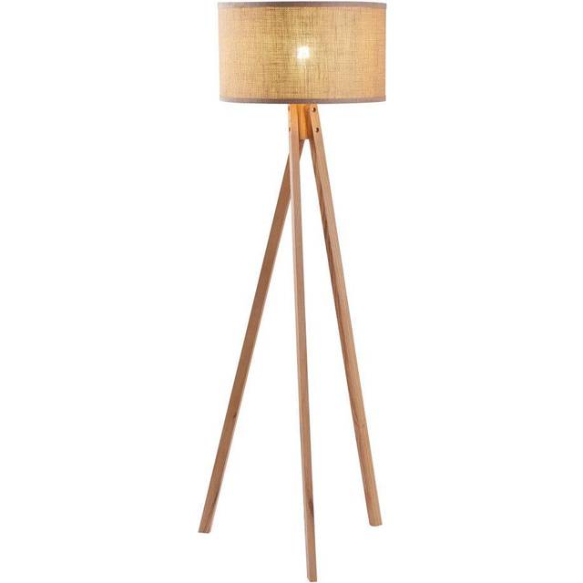 Hailey Tripod Standing Floor Lamp - Yellow / 56cm