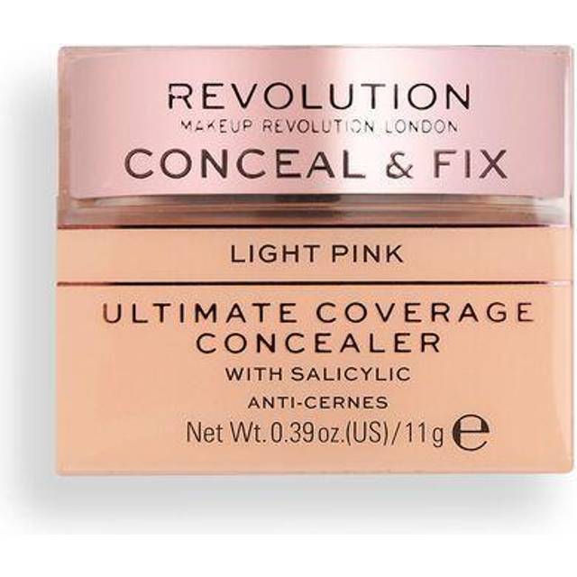 Revolution Beauty London Revolution Conceal and Fix Ultimate Coverage concealer ljusrosa