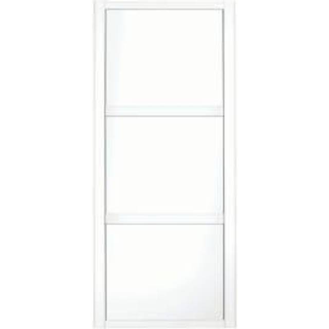 Spacepro 3 Panel Shaker White Frame Door - 610mm
