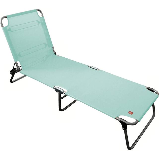 Jan Kurtz - Fiam Amigo Lounger - aqua/Kunststoffgewebe/BxHxT 58x29x190cm/Gestell Aluminium (29.0 x 190.0 x 58.0cm)