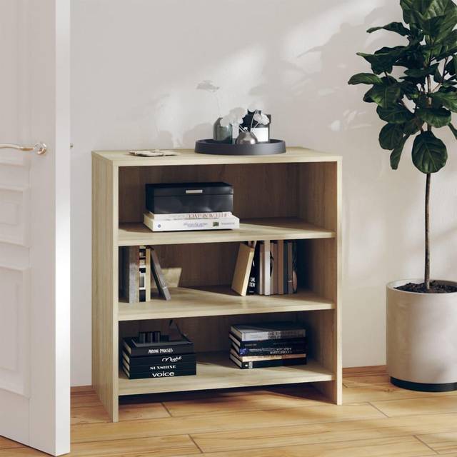 vidaXL Sideboard Sonoma Oak 70x40.5x75 cm Engineered Wood - Beige
