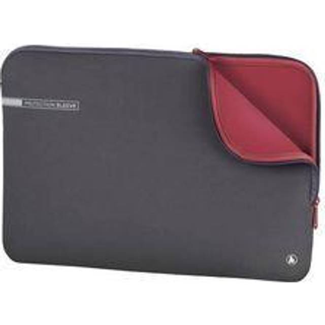 Hama väska för surfplatta och bärbar dator upp till 15,6 tum (surfplatta, laptopväska för bärbar dator, surfplatta, MacBook, surface upp till 15,6 tum, fodral, laptopfodral, ärm) grå