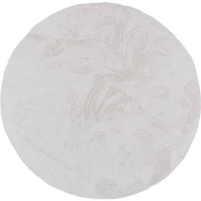Venture Home Nina Tæppe Ø200 cm Hvid Hvid cm