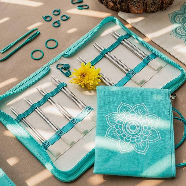 The Mindful Collection Knitting Set Circular Interchangeable Believe