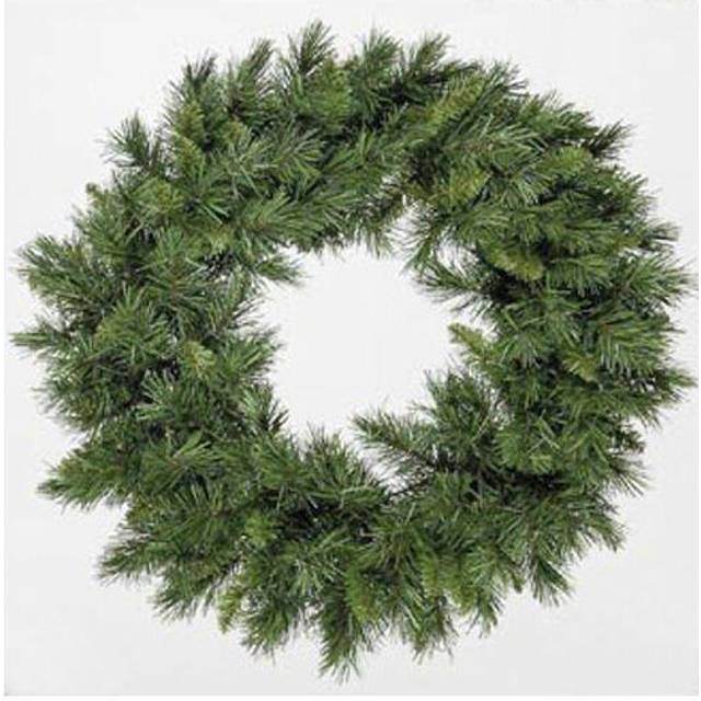60cm Kateson Fir Green Christmas Door Wreath with 150 tips