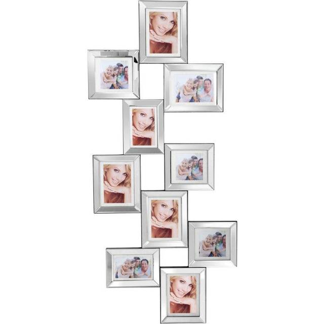 10 Photo Mirrored Multi Photo Frame - Premier Housewares