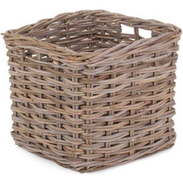 Square Kubu Grey Rattan Storage Basket