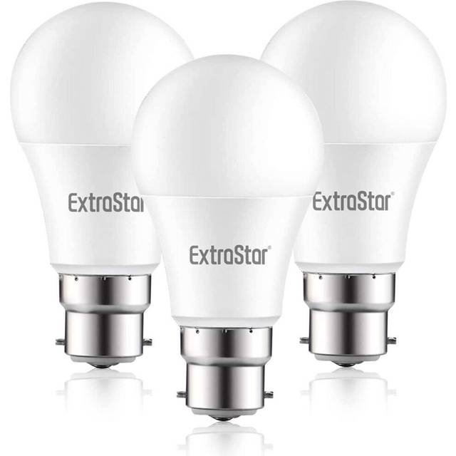 9W LED Ball Bulb B22 Daylight 6500K Energy Saving - White / 3