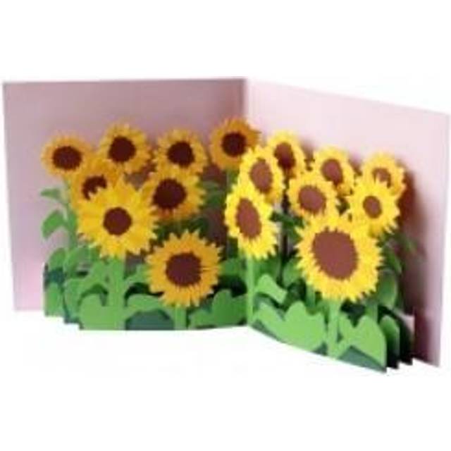 Adlibris 2totango Pop-up Card Sunflower Field Kort