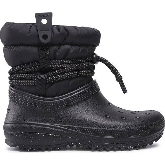 Crocs Classic Neo Puff Luxe Boot W Stövlar dam, Black, 34/35 EU