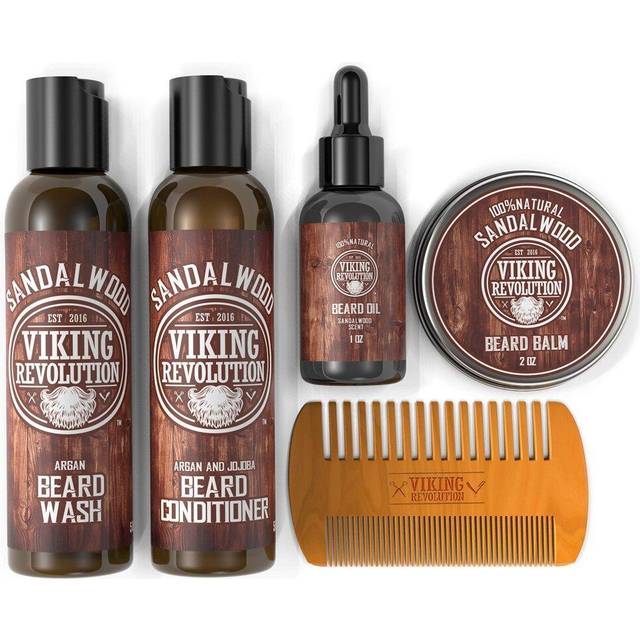 Ultimate Beard Care Conditioner Kit - Beard Grooming Kit for Men Softens, Smoothes and Soothes Beard Itch- Contains Beard Wash & Conditioner, Beard Oi